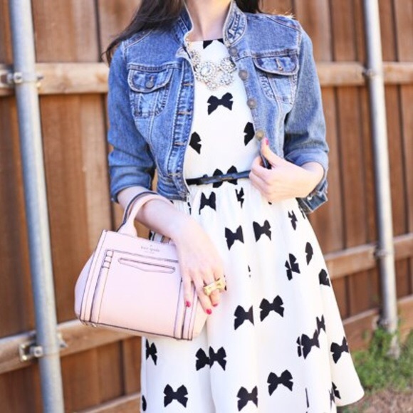 Kate Spade Carolyn Bow Print Dress - Picture 2 of 8